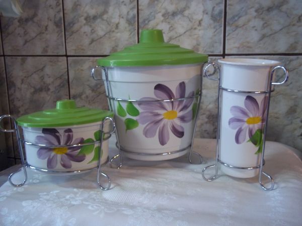 Kit Pia plástico com Suporte simples